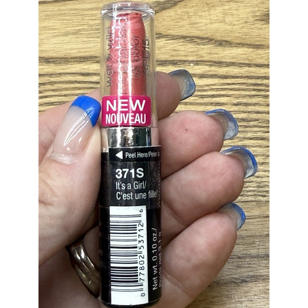 Wet n Wild MegaShield Lip Color - 371S It's A Girl - SPF15 - Sealed Discontinued